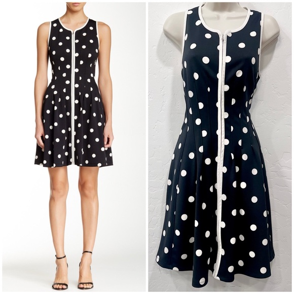 Betsey Johnson Polka Dot Dress - Picture 1 of 7